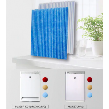 5 Adet DaiKin Mc70LVM  Hava Temizleme Cihazına Uyumlu Filtre  MAVİ